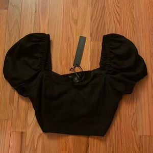 House of Harlow 1960 Cropped Blouse
